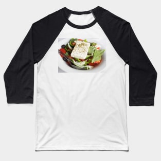 Greek Salad Baseball T-Shirt